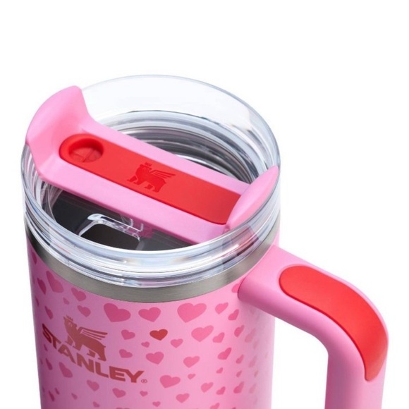 Target Stanley 30oz Stainless Steel H2.0 Flowstate Quencher Tumbler Sweet Hearts - Picture 3 of 8